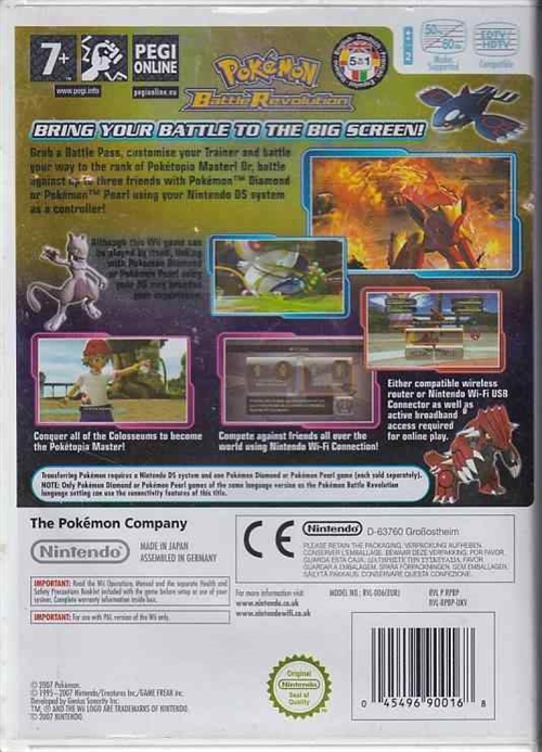Pokemon Battle Revolution - Nintendo Wii (B Grade) (Genbrug)